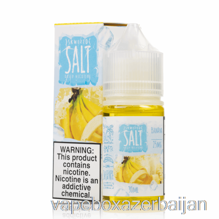 Vape Azerbaijan ICE Banana - SKWEZED SALT - 30mL 25mg